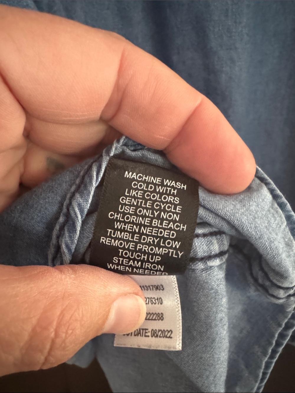 torrid Button Down Denim Shirt - Picture 8 of 8